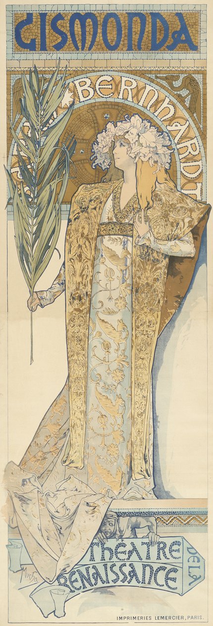Gismonda, 1894-95 - Alphonse Mucha