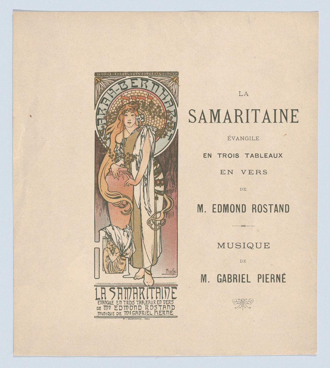 La Samaritaine, 1897 - Alphonse Mucha