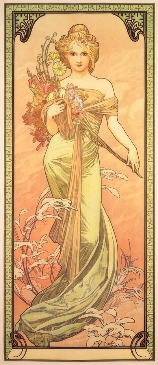 Le Printemps - Alphonse Mucha