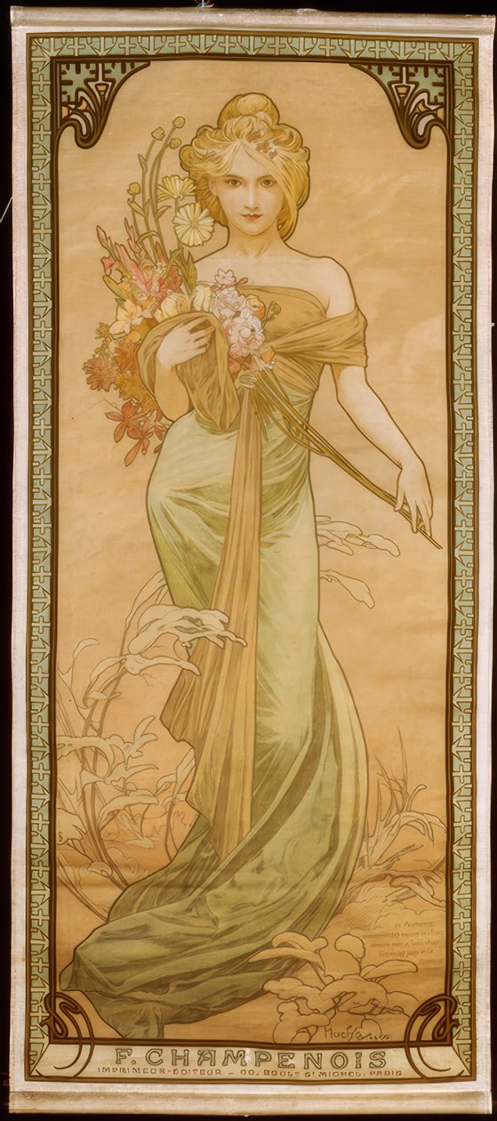 Le printemps - Alphonse Mucha