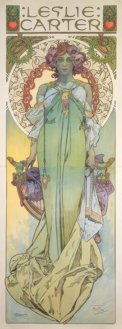 Leslie Carter - Alphonse Mucha