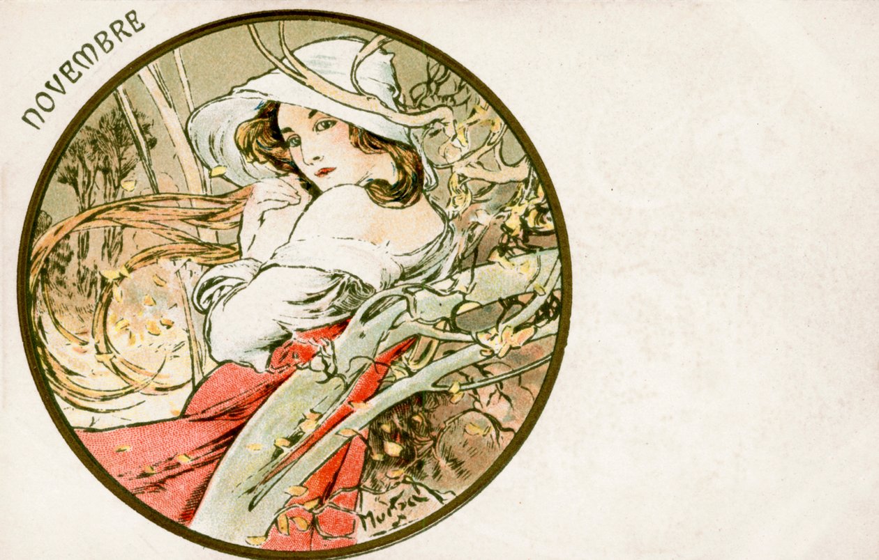 Novembre, 1900 - Alphonse Mucha