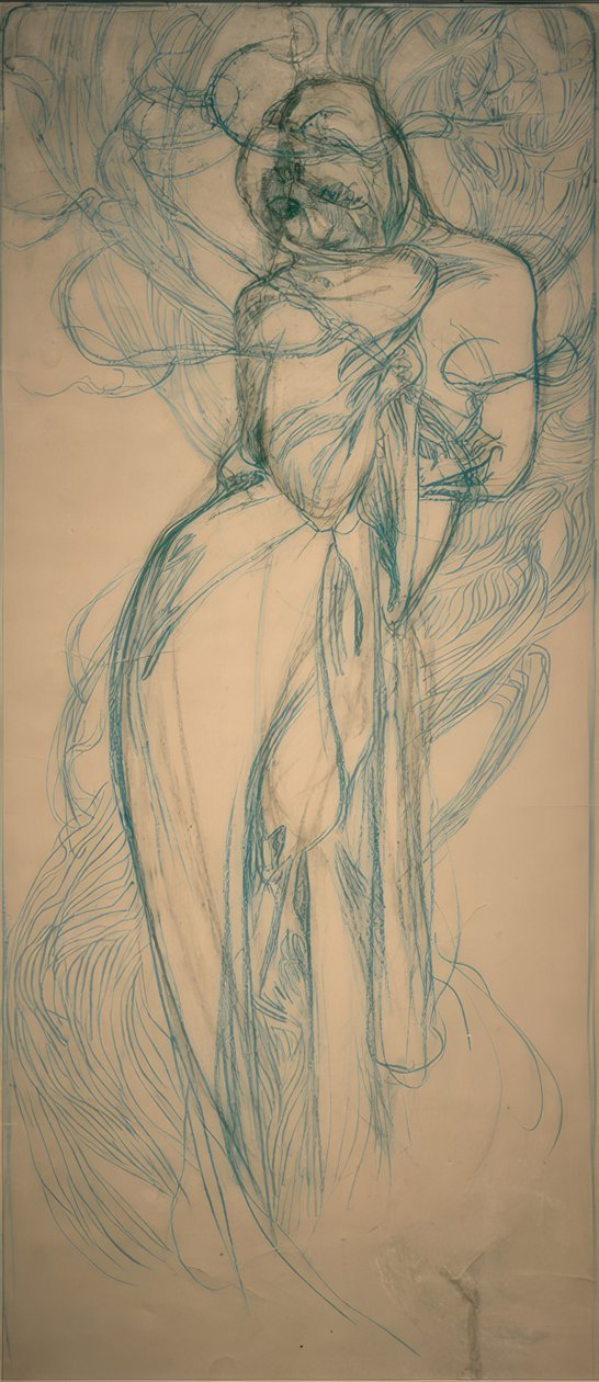 Hiver - Alphonse Mucha