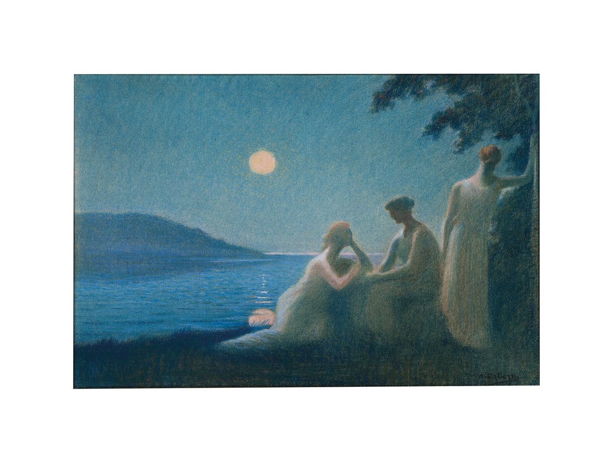 Sous un rayon de lune, vers 1895 - Alphonse Osbert