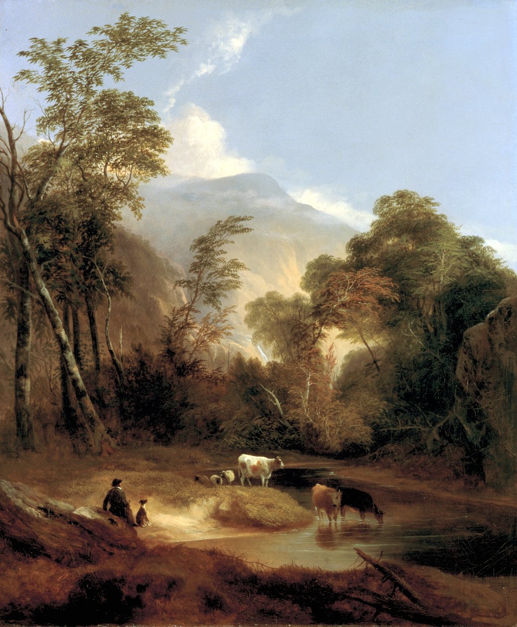 Paysage pastoral - Alvan Fisher