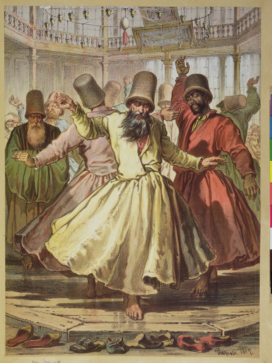 Derviches Danseurs, 1857 - Amadeo Preziosi