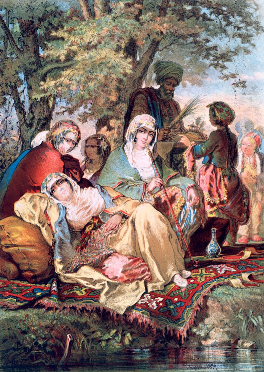 Harem, 1857 - Amadeo Preziosi