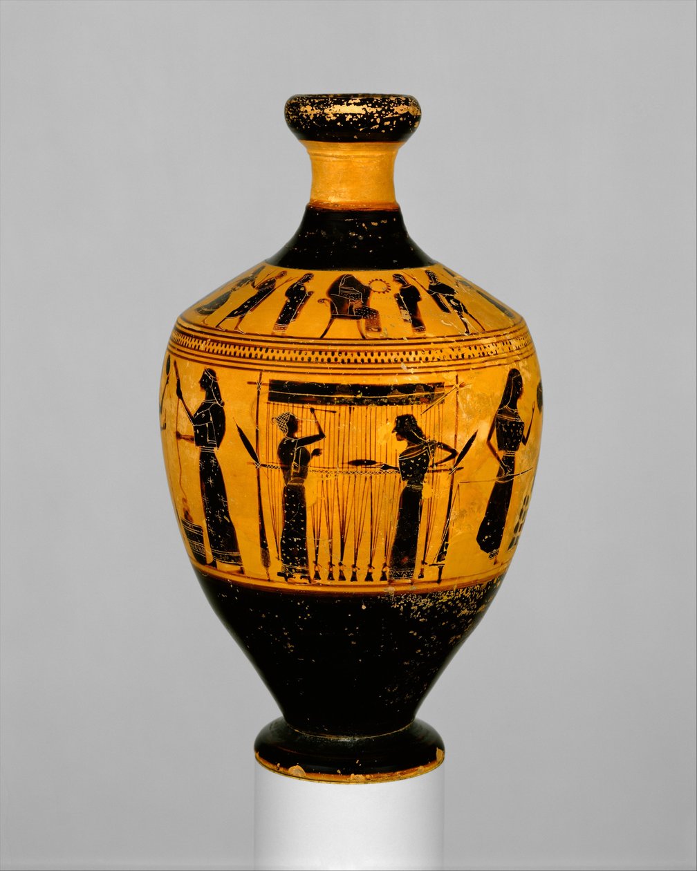 Lécythe, vers 550-530 av. J.-C. - Amasis Painter