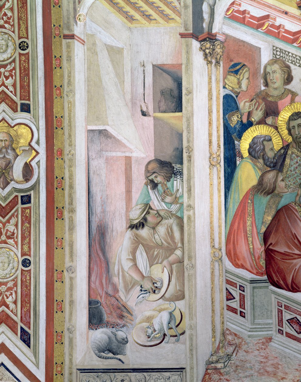 La Cène (détail) - Ambrogio Lorenzetti