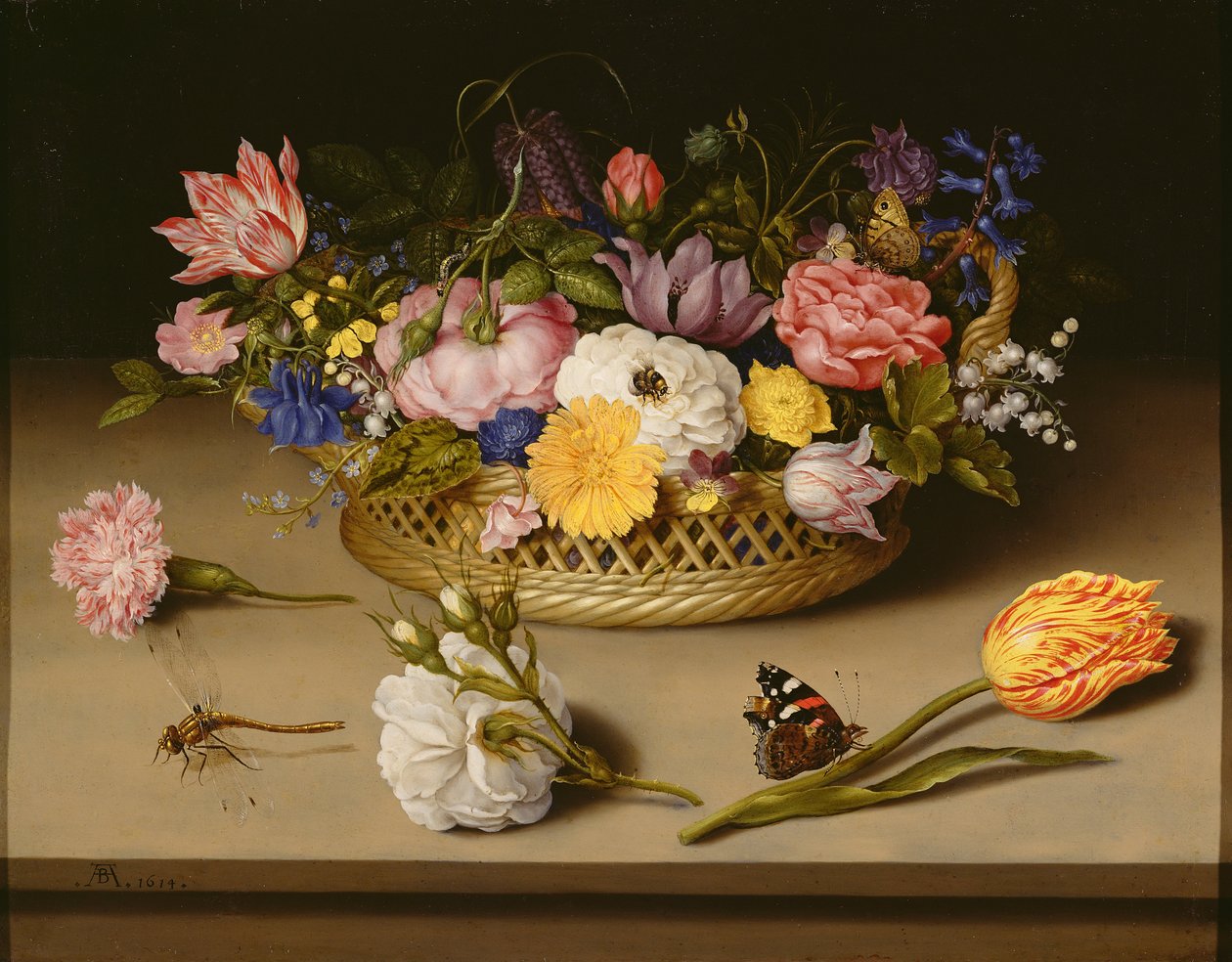 Nature morte de fleurs - Ambrosius the Elder Bosschaert