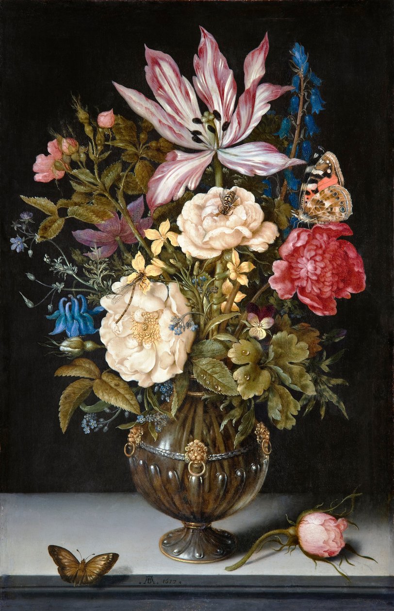 Nature morte avec des fleurs - Ambrosius the Elder Bosschaert