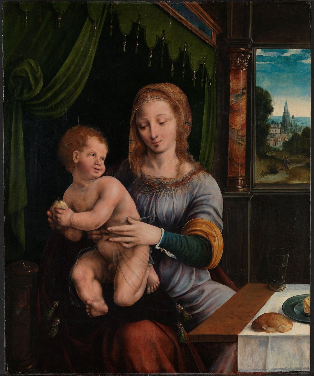 Madone et Enfant - Ambrosius (attr. to) Benson