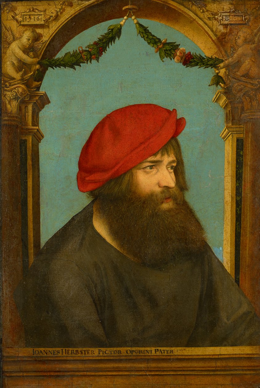 Portrait de Hans Herbst (Herbster) - Ambrosius Holbein