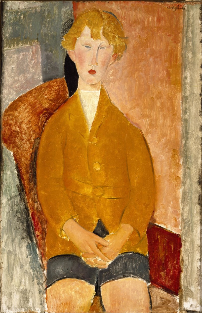 Garçon en Culottes Courtes - Amedeo Modigliani