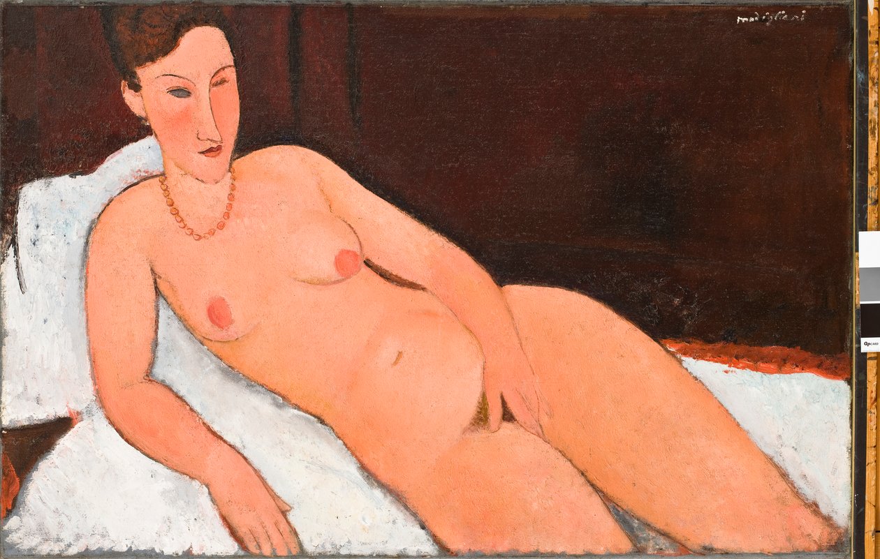 Nu avec collier de corail - Amedeo Modigliani