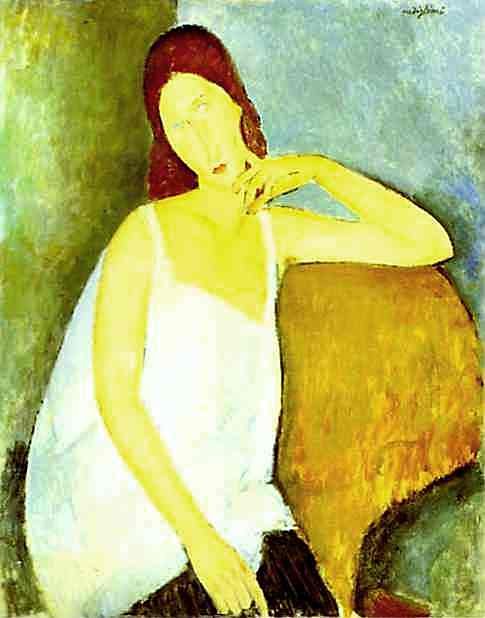 Portrait de Jeanne Hébuterne 1898-1920 - Amedeo Modigliani