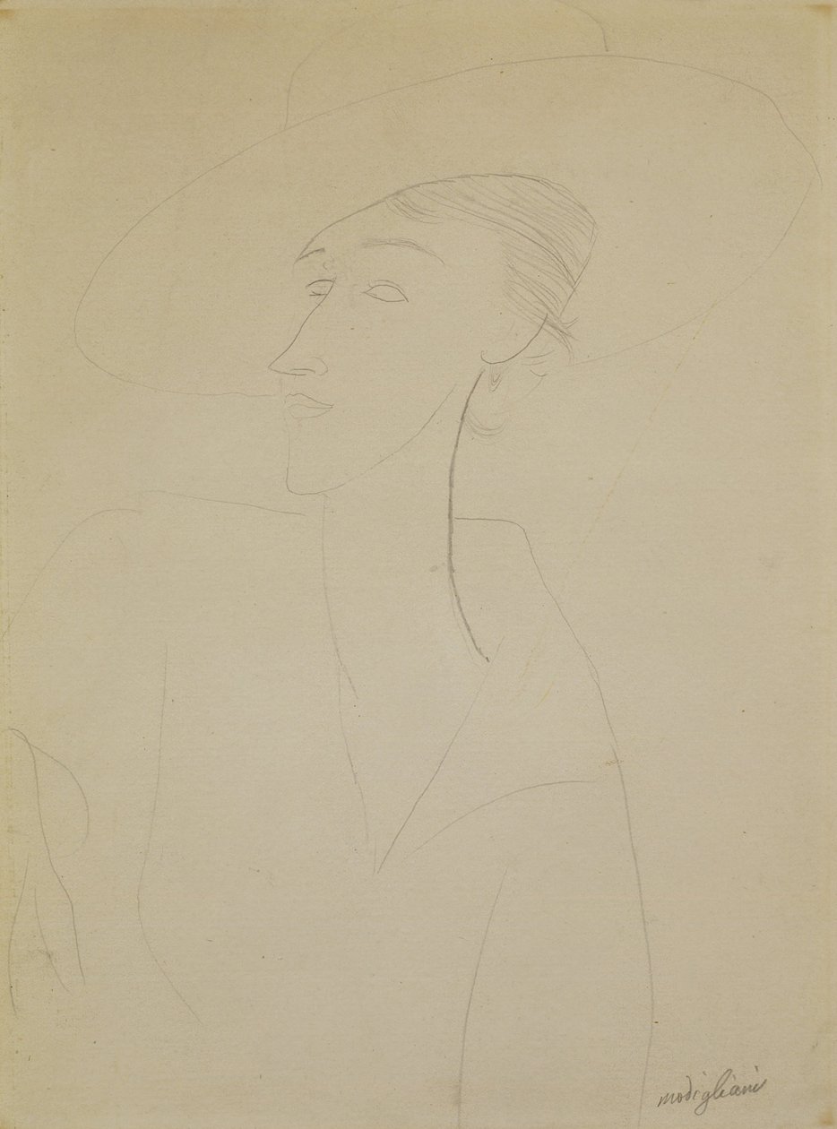 Sans titre (Portrait de Madame Zborowska) - Amedeo Modigliani