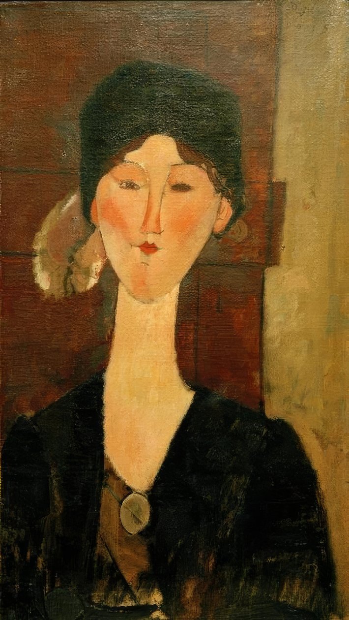 Beatrice Hastings devant une porte - Amedeo Modigliani