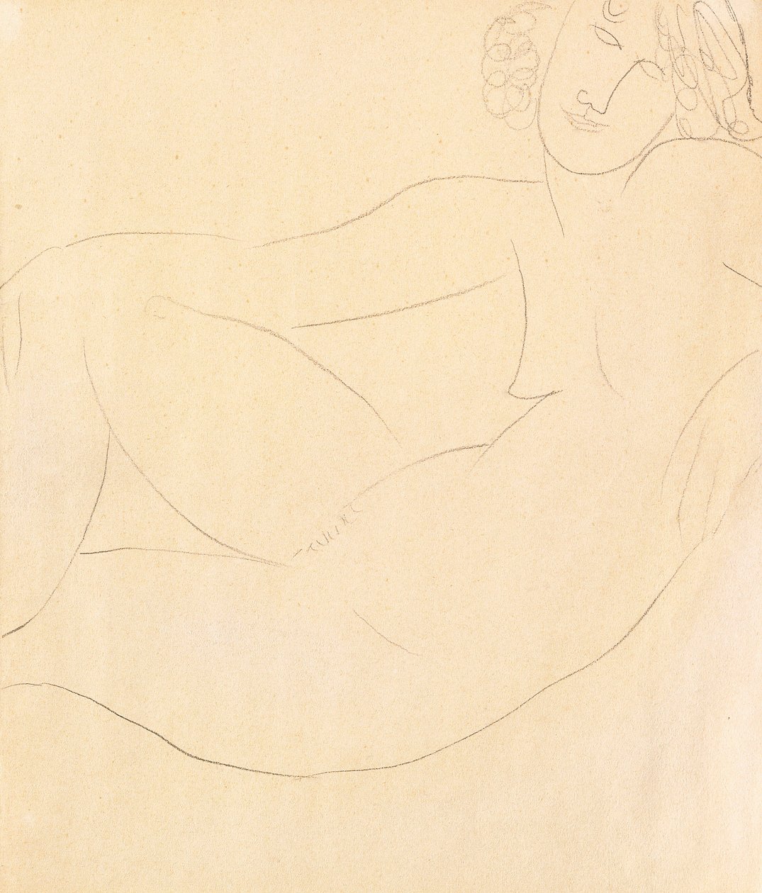 Femme nue accoudée, 1918 - Amedeo Modigliani