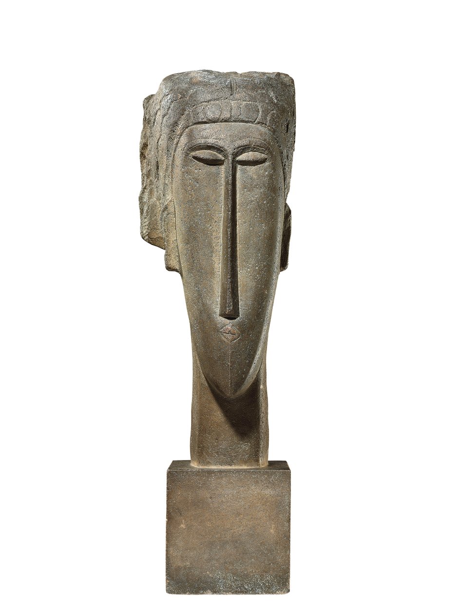 Tête, c.1910-12 - Amedeo Modigliani