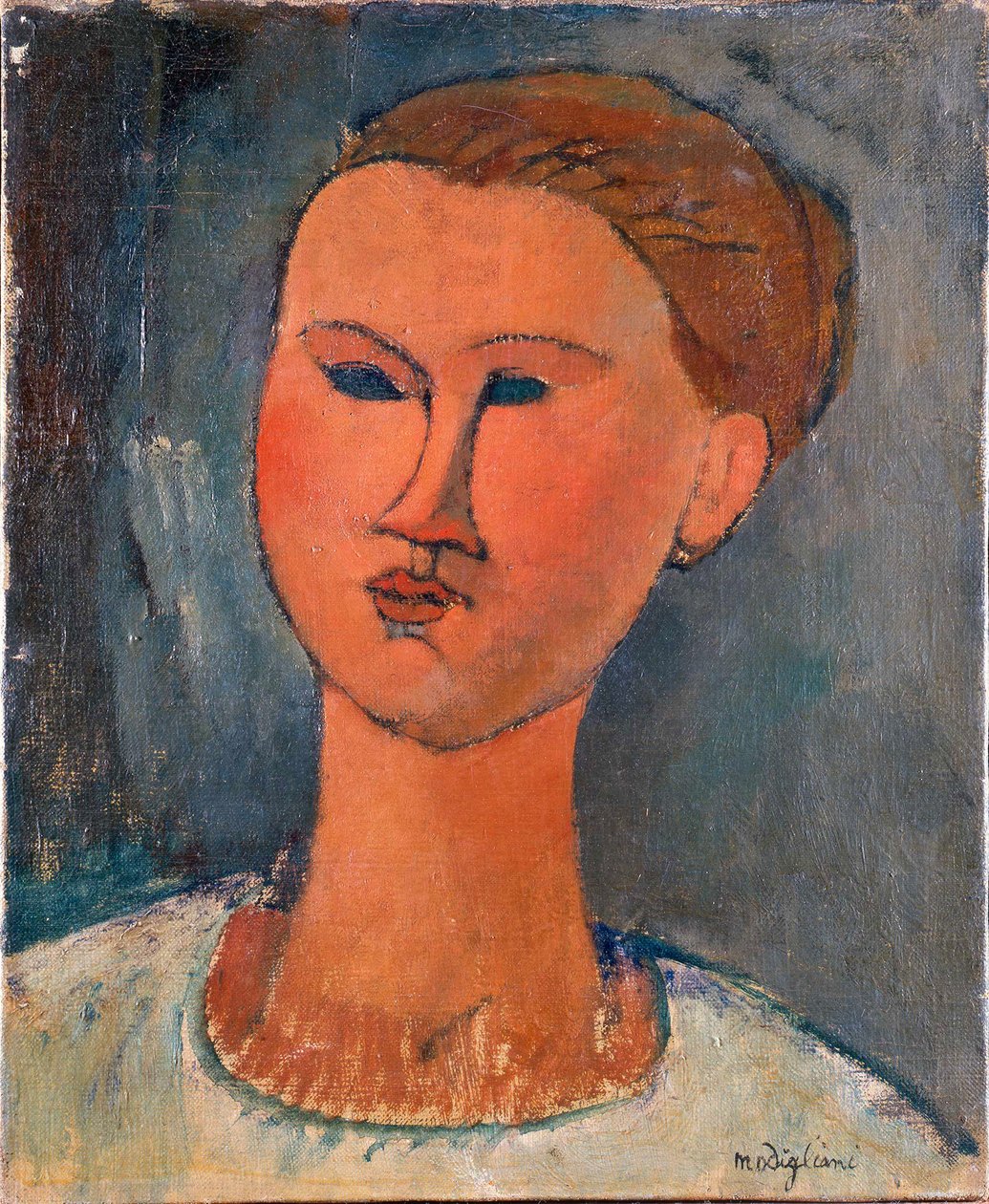 Tête de jeune femme - Amedeo Modigliani