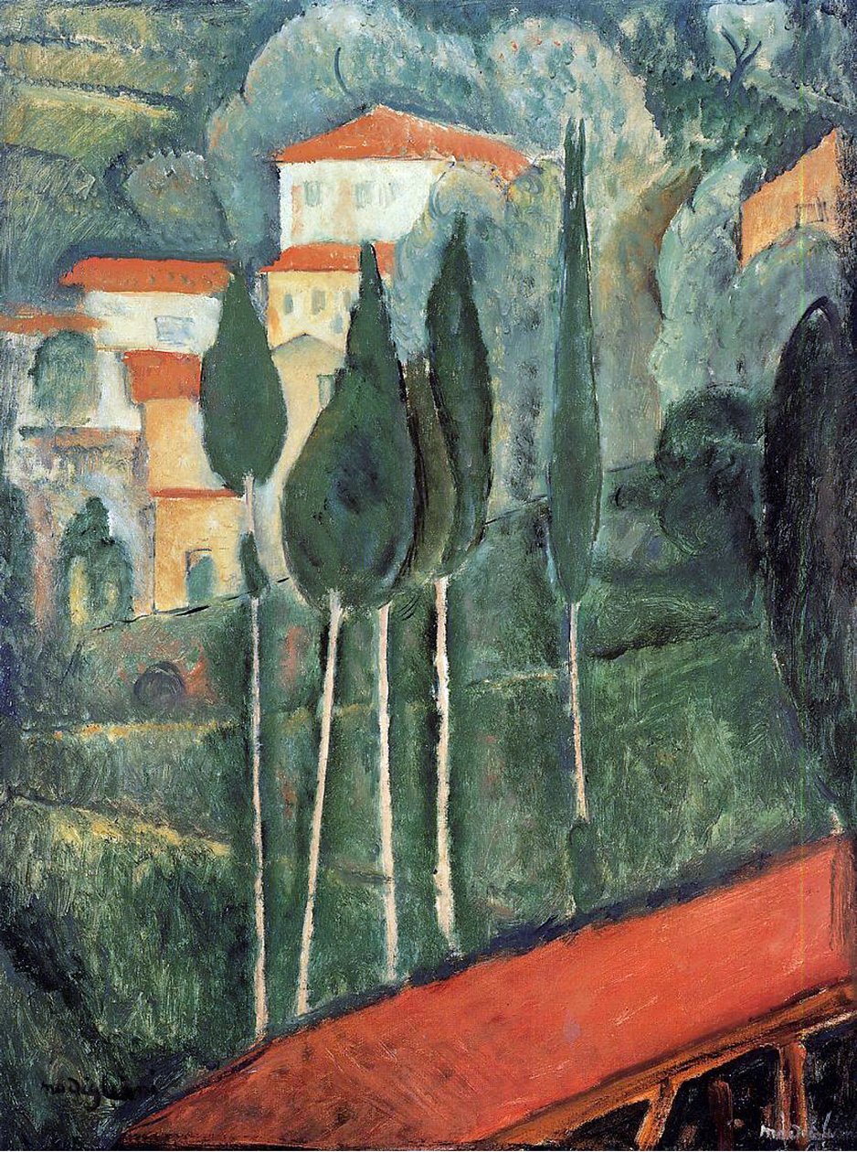 Paysage, Sud de la France - Amedeo Modigliani
