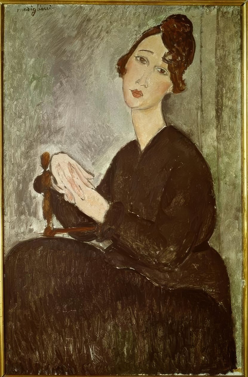 Portrait de Dédie (Odette Hayden) - Amedeo Modigliani