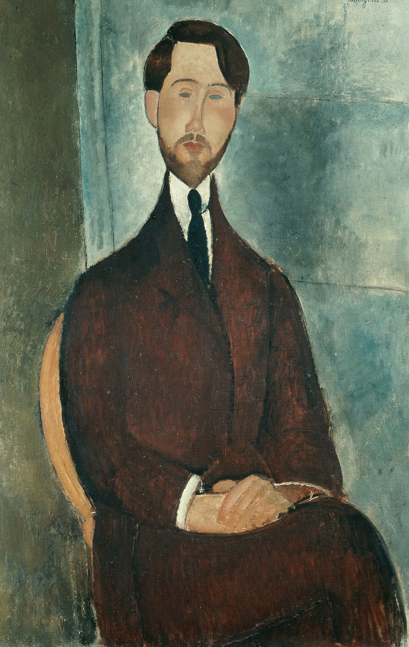 Portrait de Leopold Zborowski - Amedeo Modigliani
