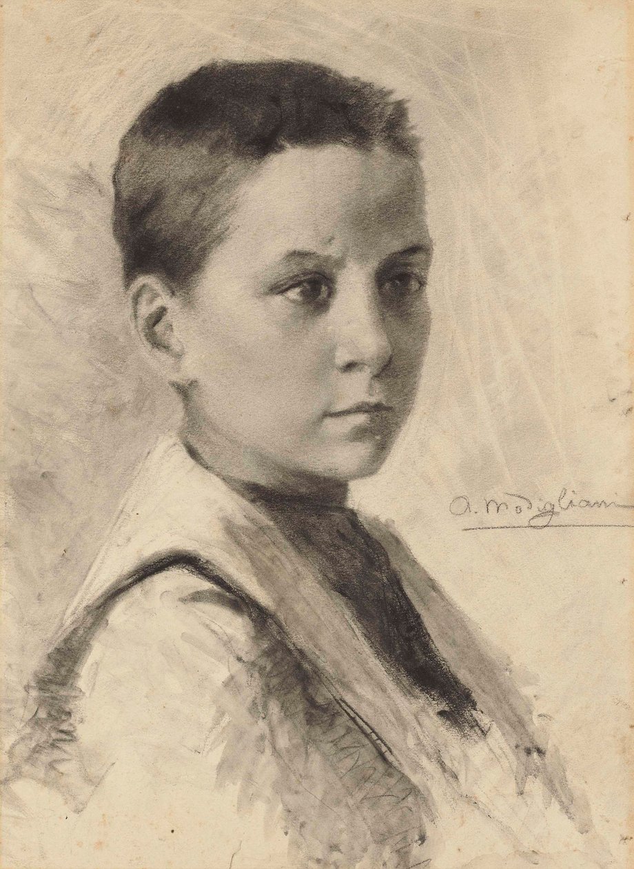 Autoportrait, 1899 - Amedeo Modigliani