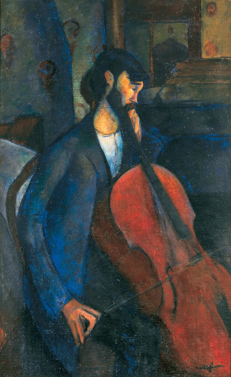 Le Violoncelliste, 1909 - Amedeo Modigliani