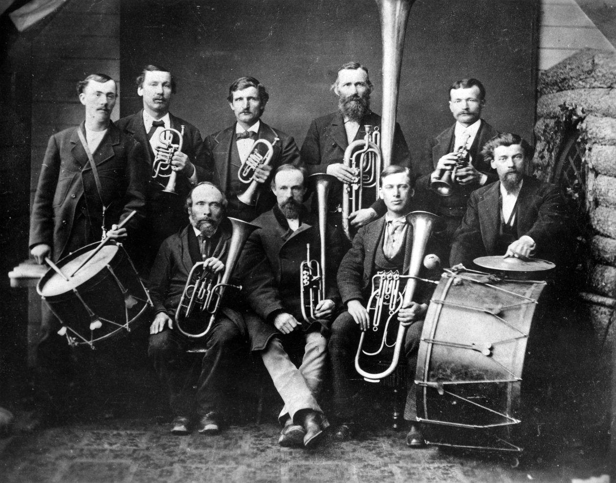 Premier groupe de cuivres du Colorado, 1862 - American Photographer