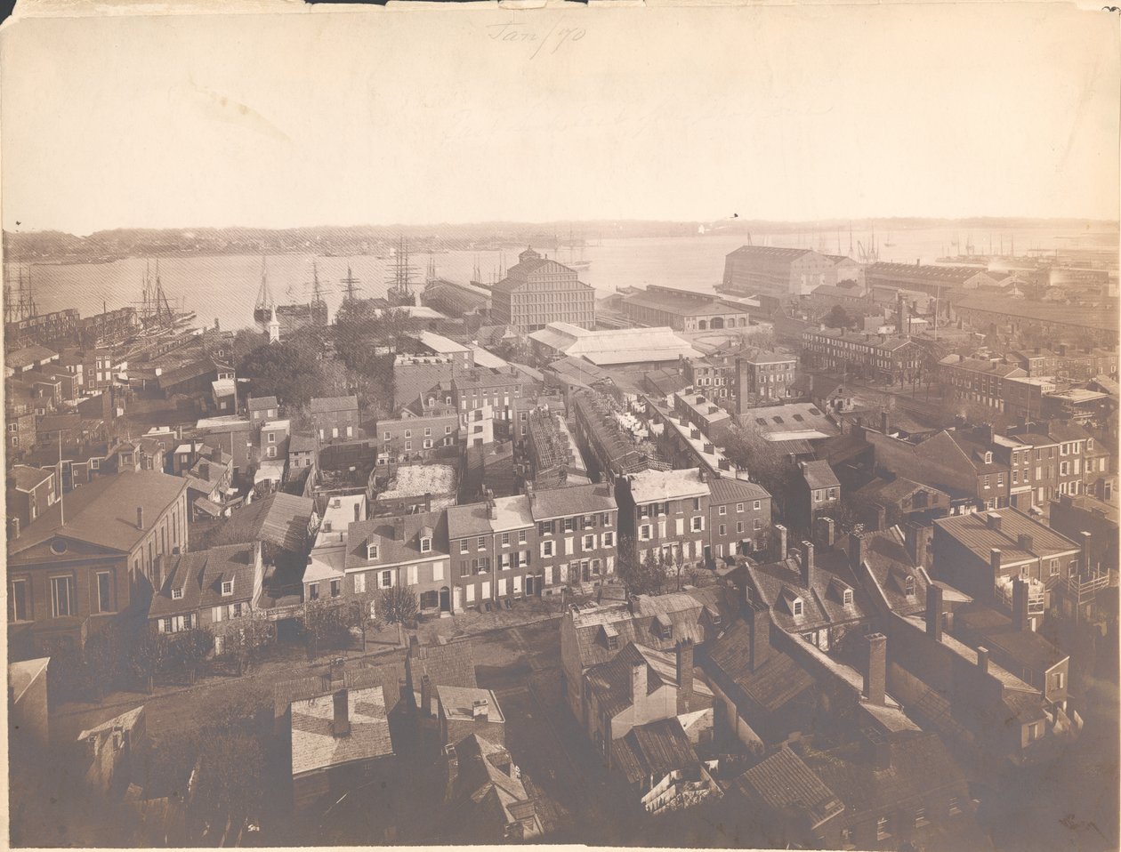 Panorama de Philadelphie, vue est-sud-est, 1870 - American Photographer