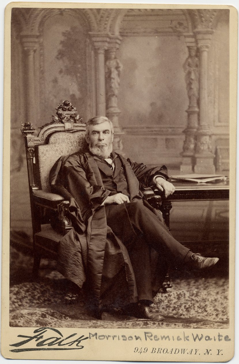 Morrison Remick Waite (1816-88), juge en chef des États-Unis - American Photographer