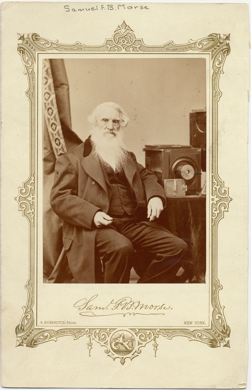 Samuel Finlay Breese Morse (1791-1872), peintre américain et inventeur du télégraphe à un seul fil et du code Morse - American Photographer