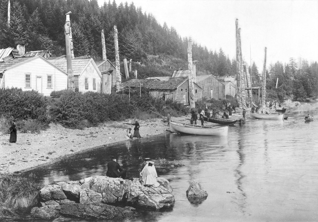 Village en Alaska, c.1900 - American Photographer