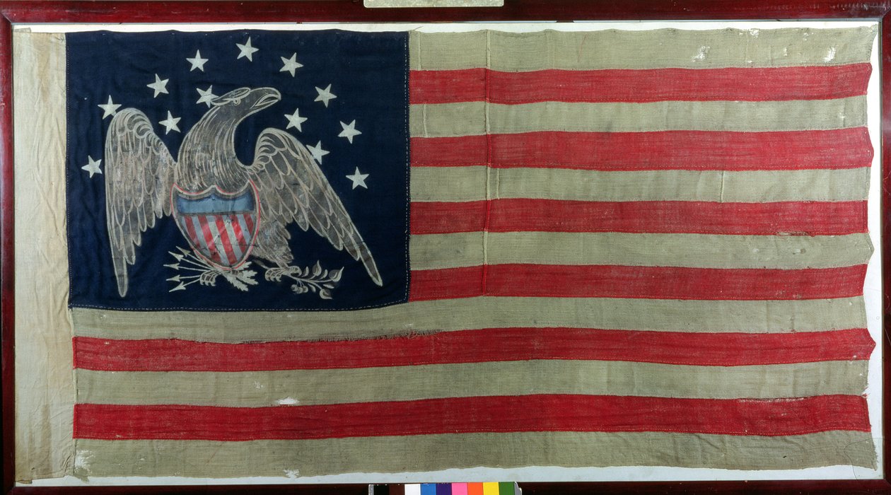 Drapeau américain, c.1781 - American School