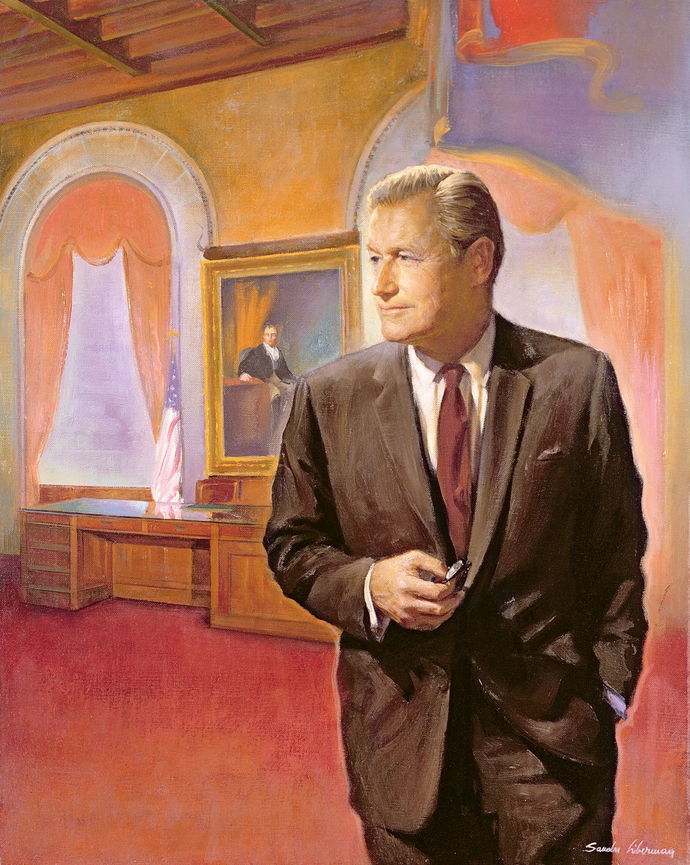 Gouverneur Nelson A. Rockefeller (1908-79) - American School