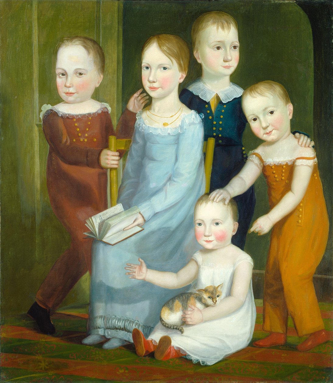 Cinq enfants de la famille Budd - American 19th Century