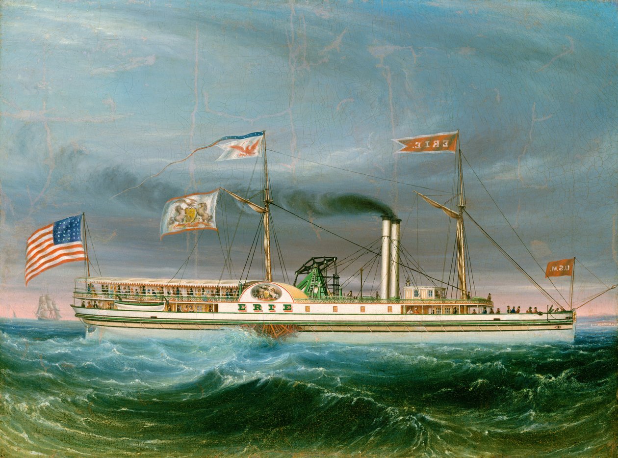 Vapeur "Erie" - American 19th Century