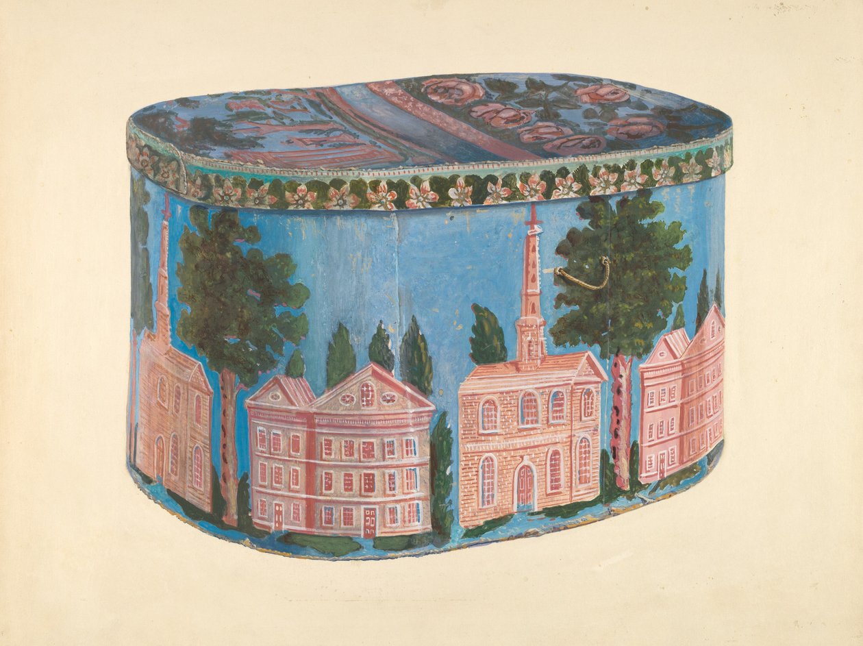 Boîte à chapeau - American 20th Century