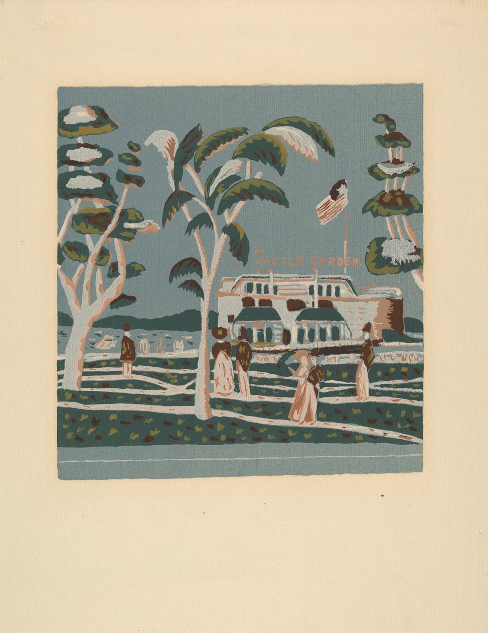 Design de boîte à chapeaux - American 20th Century