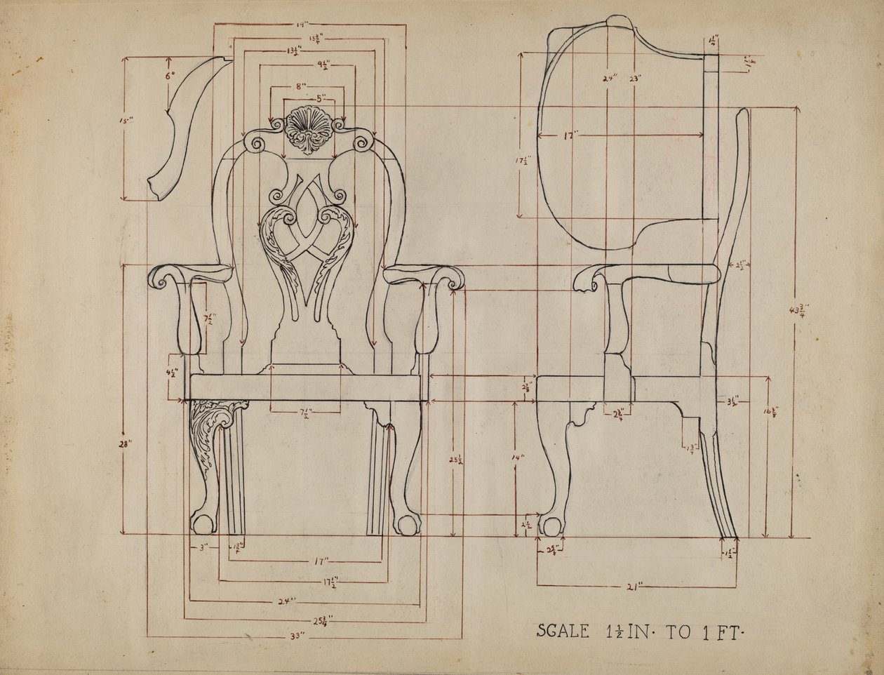 Chaise - American 20th Century