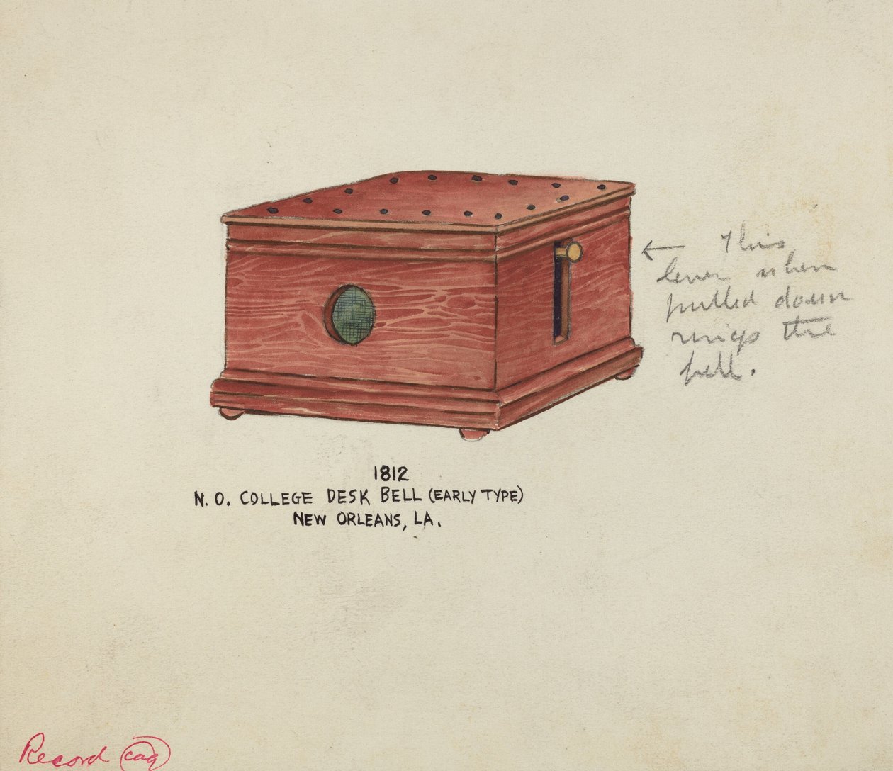 Cloche de bureau - American 20th Century