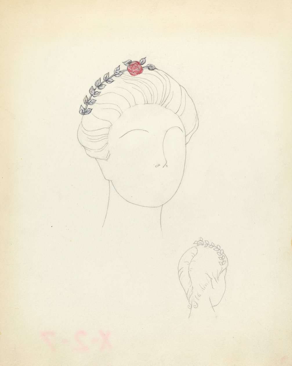 Ornement de cheveux - American 20th Century