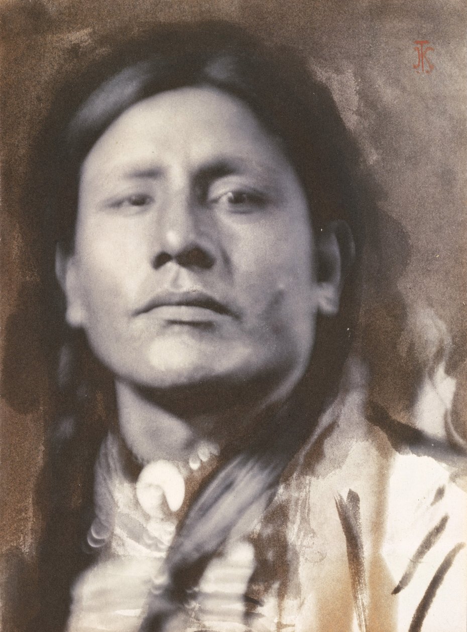 Un chef Sioux, vers 1898 - American Photographer