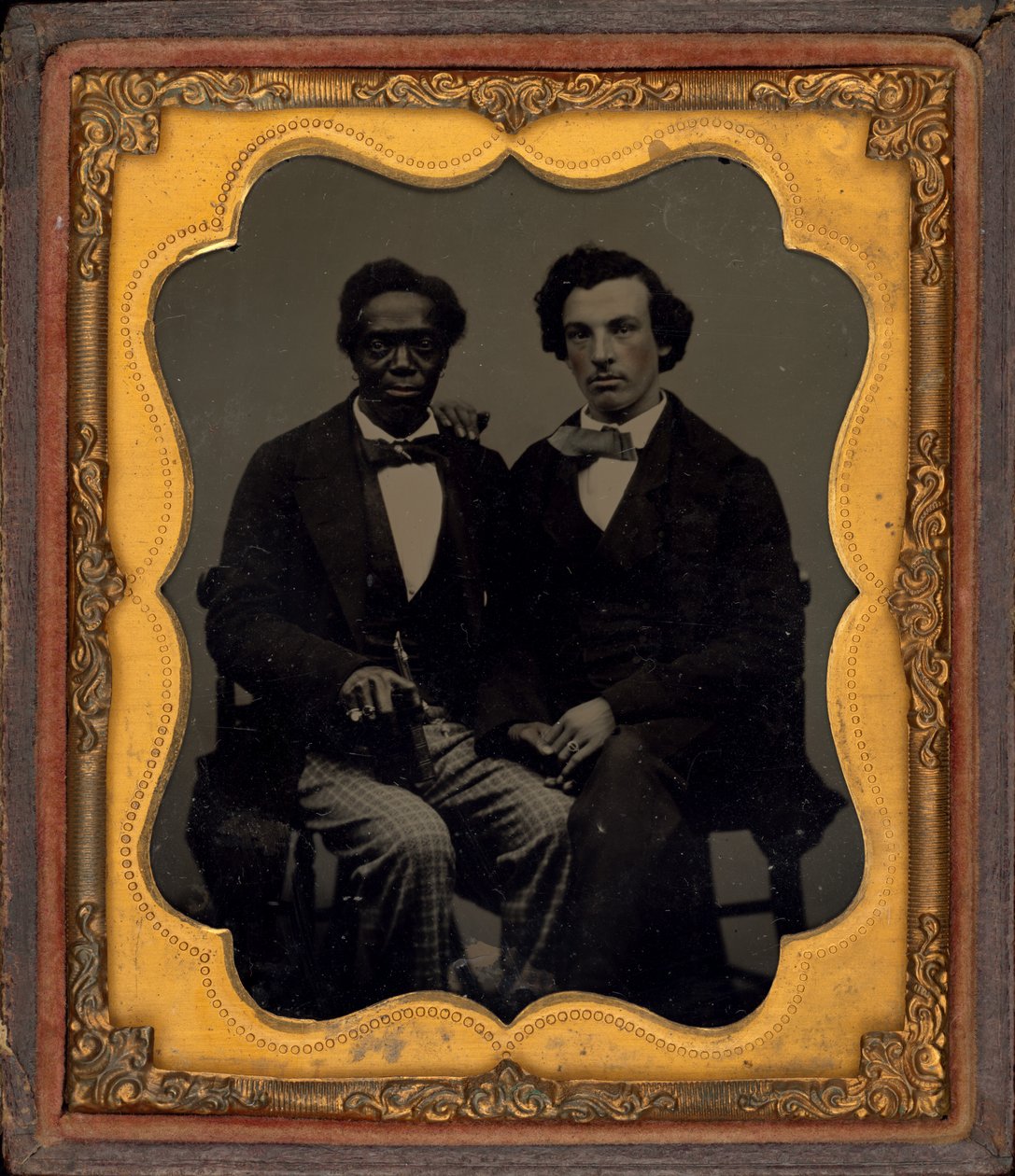 Portrait de deux hommes,c. 1860 (photo) - American Photographer