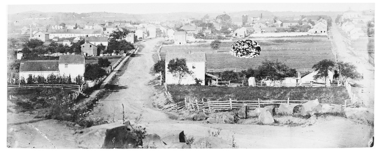 Vue de Gettysburg (photo n/b) - American Photographer