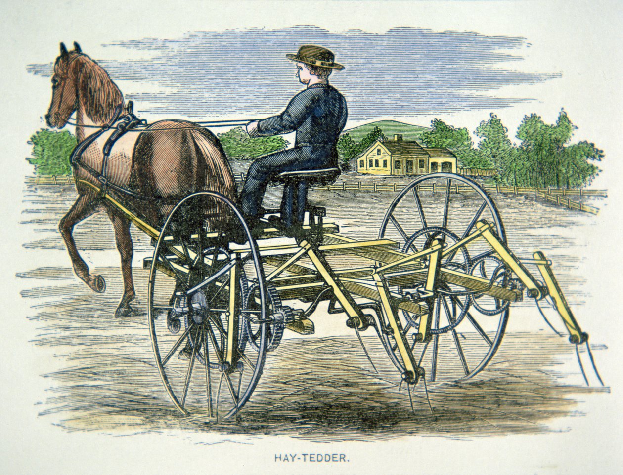 Faneuse, vers 1880 - American School