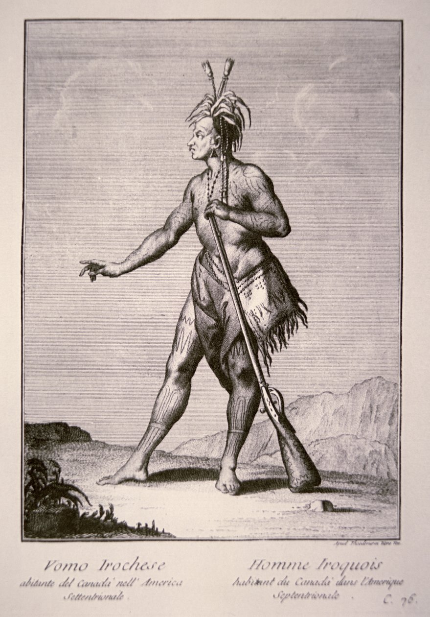 Guerrier iroquois - American School