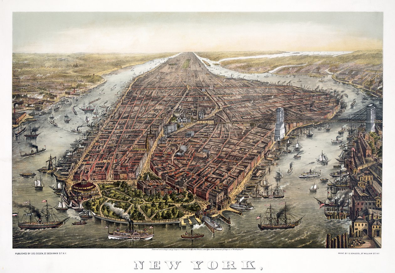 New York, 1873 - American School
